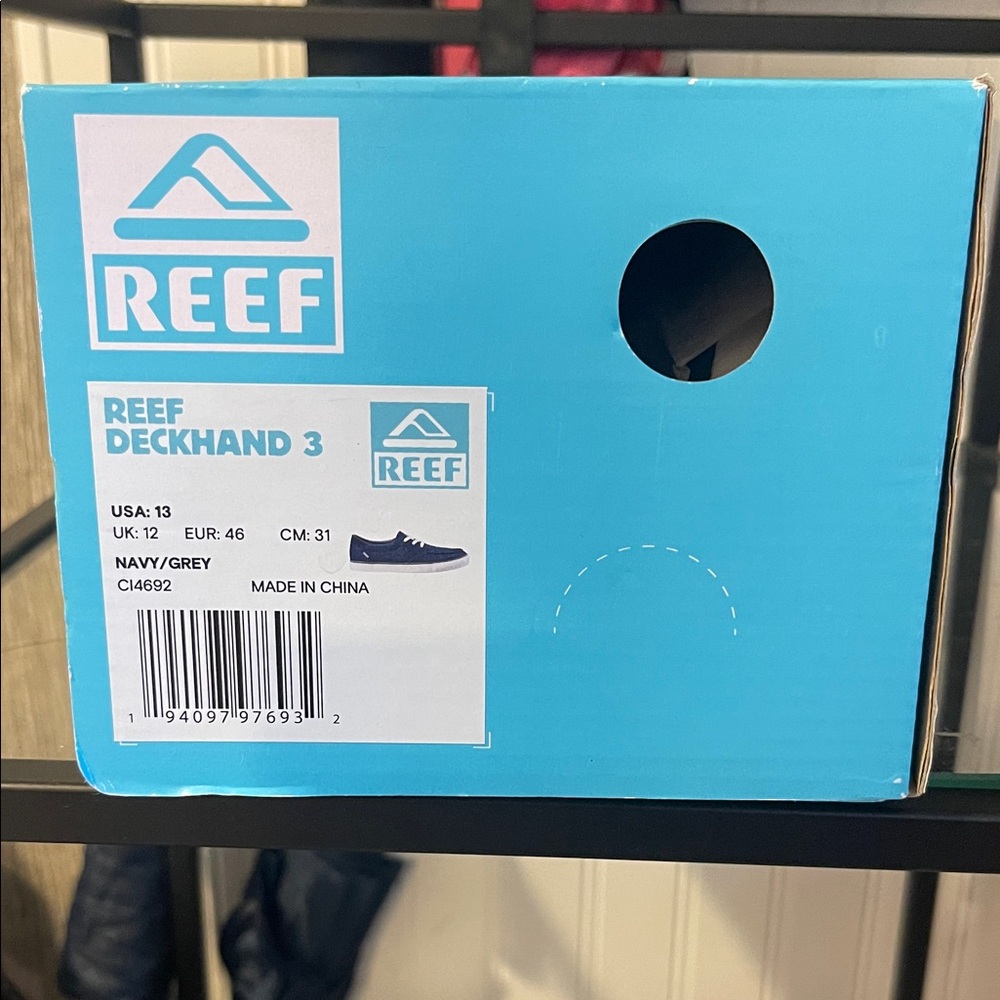 Reef Deckhand 3 in Navy and Gray